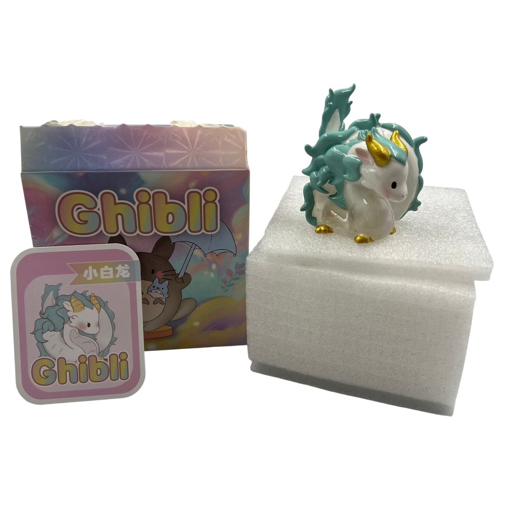 Ghibli Haku Little White Dragon Light-Up Figure Spirits Confirmed Card Box MH151
